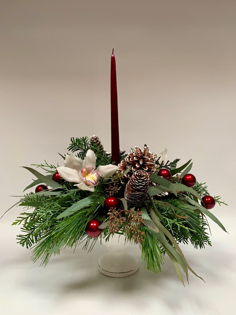 Winter Solstice Floral Centerpiece Arrangement Bills House of