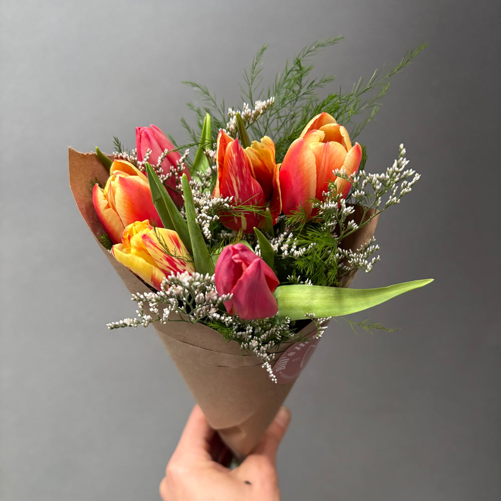 Tulips with Delicate Filler Flowers
